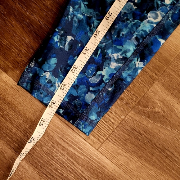 💙 Laundry by Shelli Segal blue leggings blossom - Picture 8 of 13